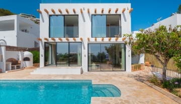 Resa estates Ibiza for sale modern villa martinet views main house .jpg